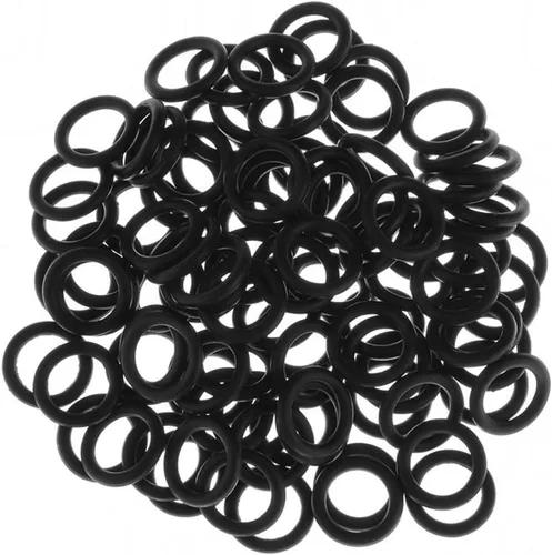 Vista 6 de PiercingJ 100 piezas de junta tórica negra para piercing de oreja Kit 14G 12G 10G 8G 6G 4G 2G 0G 00G 1/2 "... 3/4