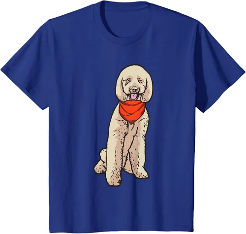 Vista 12 de Goldendoodle perro playera, niños 12, Púrpura