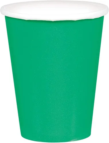 Vista 25 de Vibrantes vasos de papel morados (paquete de 20) – 9 onzas – Perfecto para fiestas, reuniones, picnics y uso doméstico