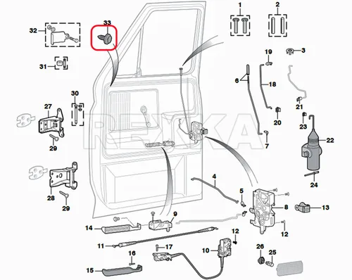 Vista 5 de Rexka 15 clips de retención de panel de puerta compatibles con Ford N802900 Explorer F-150 F-250 F-350 Mustang Ranger