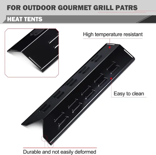 Vista 3 de FSOGBG3005 Piezas de repuesto para parrilla gourmet al aire libre, 3 quemadores, tamer de llama, tubo de quemador FSODBG1204 FSODBG3003 FSODBG1205