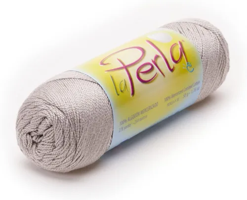 Vista 12 de LA Perla de Omega - Hilo Perle 100% algodón mercerizado ideal para ganchillo fino - Color: 01 - Blanco 601