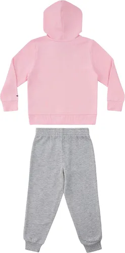 Vista 2 de Champion Heritage - Conjunto de 2 piezas con capucha de forro polar para niñas, ropa para niños y niñas pequeñas