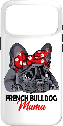 Vista 22 de French Bulldog Mama Frenchie Frauchen Case for iPhone 17
