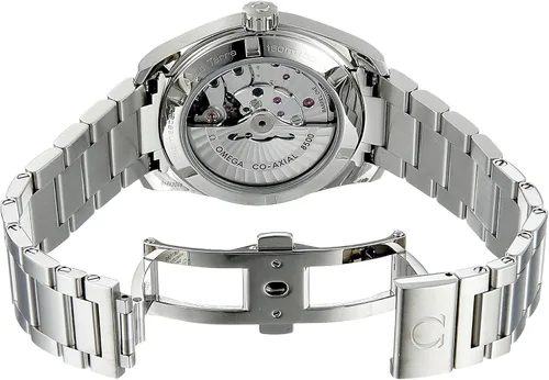 Vista 4 de Omega Reloj de plata automático automático con pantalla analógica 23110392103001 para hombre, Moderno