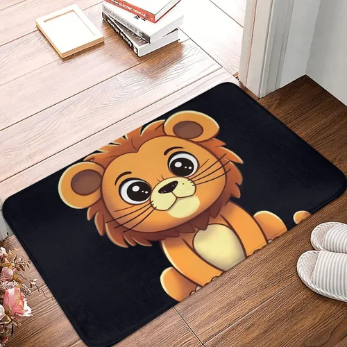 Vista 14 de Tapete para puerta delantera, tapete de bienvenida con estampado floral azul y blanco, absorbente, antideslizante, tapete de entrada suave, alfombra
