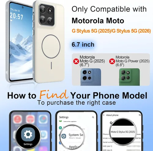 Vista 276 de Jshru Funda para Samsung Galaxy S26 Plus/Galaxy S25 Plus: para Galaxy S24 Plus [compatible con Magsafe] [2 protectores de pantalla HD] cubierta