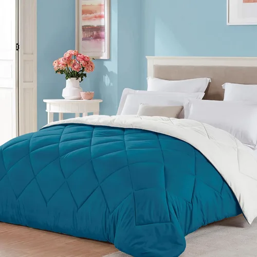 Vista 14 de Seward Park Edredón Reversible Ligero para Niños Tamaño Full Queen Negro Gris Ropa de Cama Colcha Refrescante para Todas las Estaciones Manta