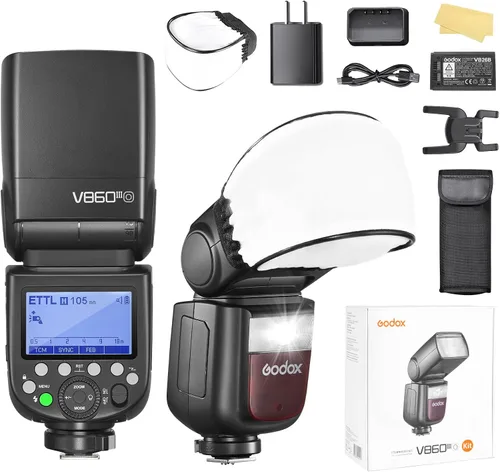 Vista 8 de Godox V860III-C Flash para cámara Canon TTL Flash 76Ws 2600mAh