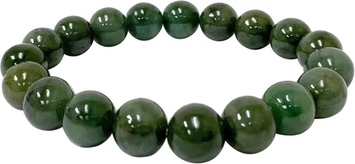 Vista 181 de Gem Avenue Handmade Round Bead Stretch Bracelet Unisex Natural Stone Beaded Jewelry for Men & Women, Elastic Wristband for Daily Wear
