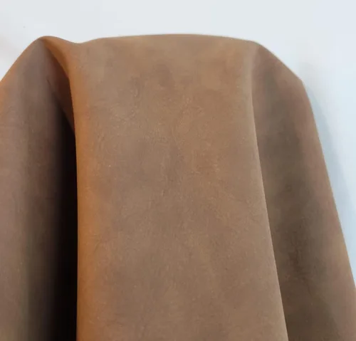 Vista 13 de NAT Leathers™ Cuero sintético sintético suave de piel sintética vegana marrón bellota (aprobado por PETA Vegano) por The Yard Piel sintética