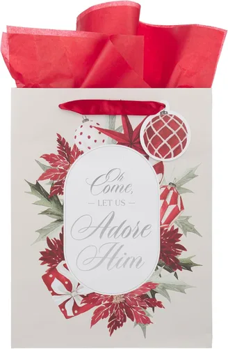 Vista 62 de Christian Art Gifts Bolsa de regalo grande de las Escrituras de Paisaje con tarjeta de felicitación y juego de papel de seda para niños: cada