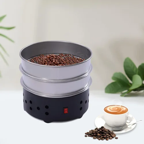 Vista 2 de LOYALHEARTDY Enfriador eléctrico de granos de café de 110 V, máquina de enfriamiento de granos de café de 1.3 libras, enfriador de granos de café
