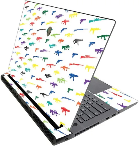 Vista 395 de MightySkins - Skin brillante con purpurina para Alienware M17 R3 (2020) y M17 R4 (2021) - Diversión de los años 90 Acabado duradero con purpurina