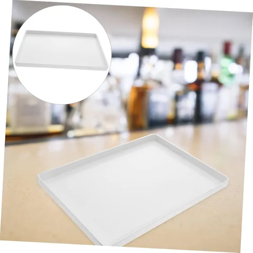 Vista 8 de GLEAVI Elegante plato de comida de melamina para servir bandejas y platos para aperitivos bandeja de pan