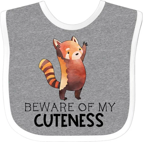 Vista 5 de inktastic Beware Of My Cuteness Cute Red Panda Babero