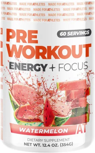 Vista 6 de About Time Preworkout Energy + Focus (sabores naturales, sin nerviosismo, sin gluten, baja estima) - Fruta de la pasión, 60 porciones 60 mg