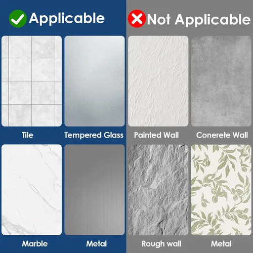 Vista 7 de Estante de ducha con adhesivo, organizador de baño de acero inoxidable sin taladro, estantes de almacenamiento de baño inoxidables para ducha