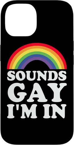 Vista 4 de Funny Gay Pride Sounds Gay I'm In LGBTQ Case for iPhone 16