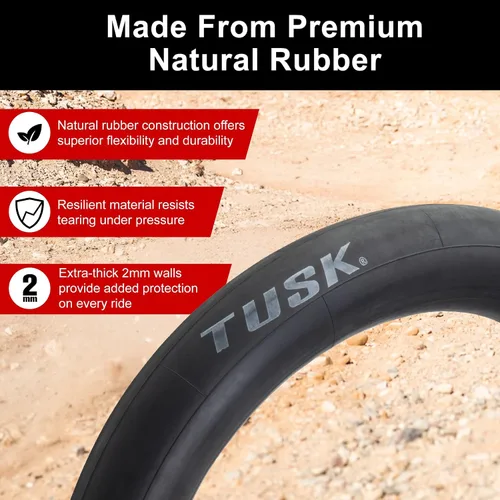 Vista 5 de Tusk Tubos de goma natural para motocicleta