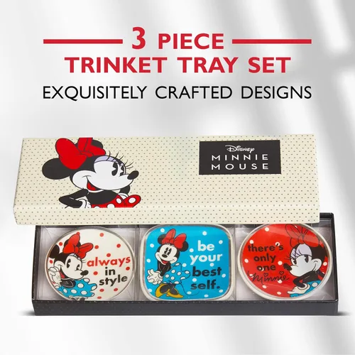 Vista 3 de disney Minnie Mouse - Juego de 3 piezas para anillos de joyería