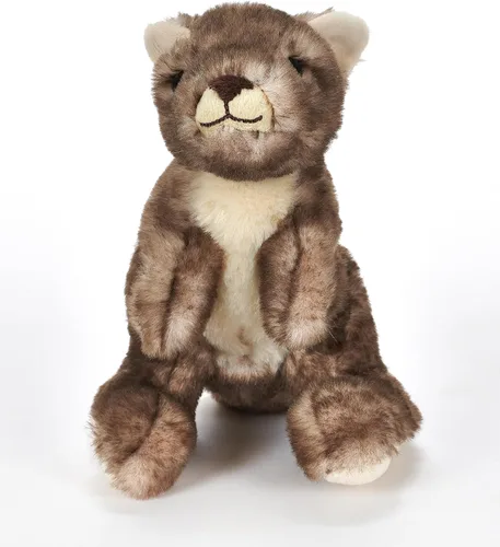 Vista 11 de The Petting Zoo Animal de peluche de canguro, regalos para niños, animales salvajes del zoológico Onez, juguete de peluche canguro de 9 pulgadas