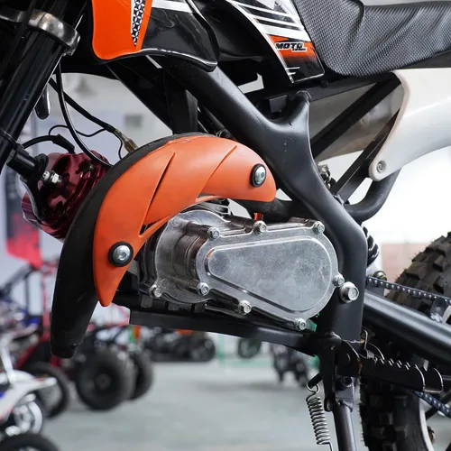 Vista 6 de Embrague de caja de reducción de engranajes para mini bicicleta de bolsillo de 2 tiempos de 47cc 49cc Heavy duty twin-chain design with T8F