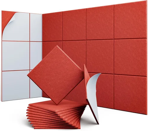 Vista 39 de Paneles hexagonales en forma de A, paquete de 12 paneles acústicos de alta densidad de 12 x 10 x 0.4 pulgadas para mejorar la reducción de ruido