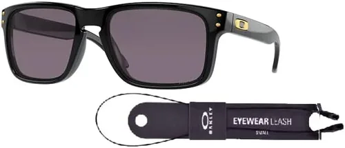 Vista 2 de Oakley Holbrook Asian Fit OO9244 - Gafas de sol de puente bajo para hombre + correa de paquete + kit de cuidado iWear de diseñador