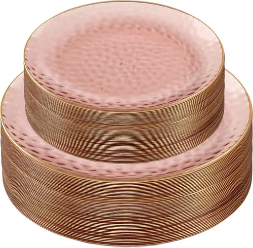 Vista 10 de Plasticpro - Juego de platos combinados de 32 piezas que incluye platos de 16 a 7 pulgadas y platos de 16 a 10 pulgadas de plástico negro