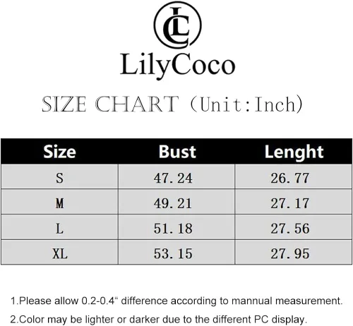 Vista 5 de LilyCoco Sudaderas de gran tamaño para mujer, manga larga, cuello redondo, gráfico
