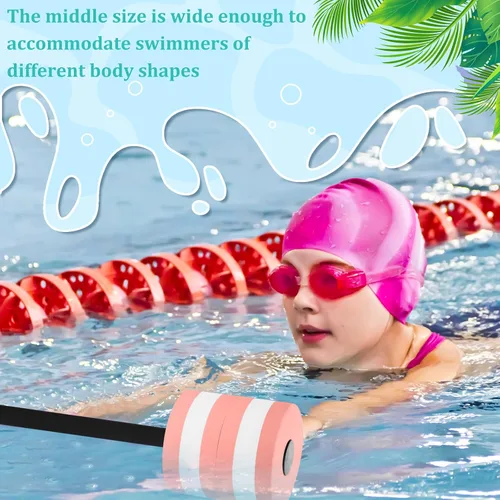 Vista 6 de Shappy 4 Pcs Water Weight Aquatic Exercise Dumbbells for Pool Macaron Color EVA Foam Dumbbells Set Aerobics Equipment Aquatic Exercise Barbells Hand