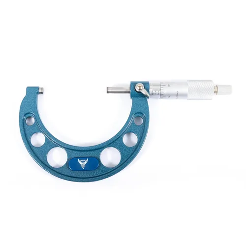 Vista 12 de PEC Tools Micrómetro exterior de 0-1", herramienta de medición de precisión de grado industrial, acero endurecido, micrómetro de alta precisión