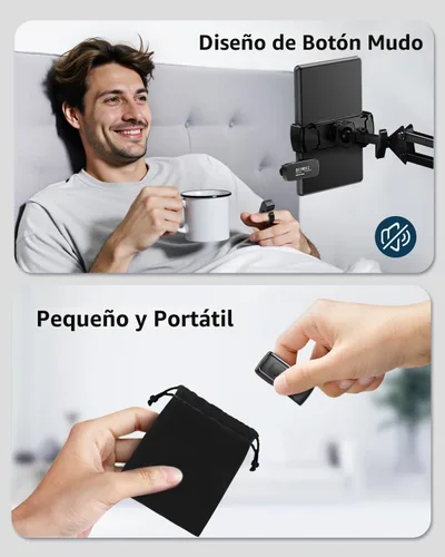Vista 7 de DATAFY [Compatible con Fundas] Anillo Girador de Página con Control Remoto para Kindle Paperwhite Oasis Scribe Kobo eReaders, Controles Remotos