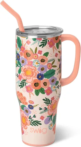 Vista 19 de Swig Life 40oz Insulated Mega Mug with Handle & Straw, Boho Desert DESIERTO BOHO