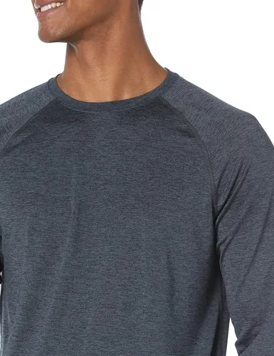 Vista 3 de Tienda Essentials Camiseta de manga larga elástica Tech para hombre