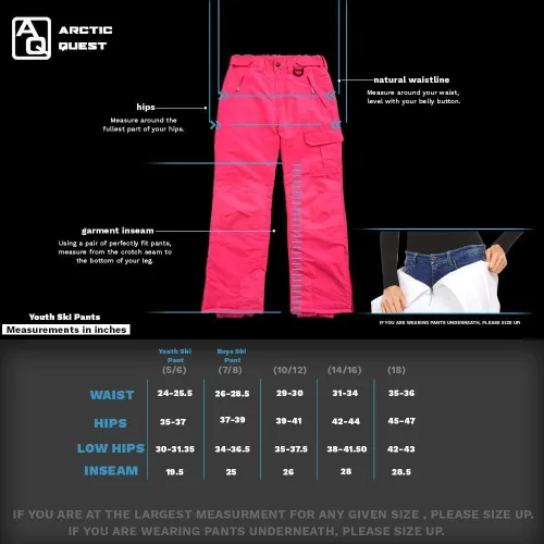 Vista 6 de Arctic Quest - Pantalones impermeables de esquí y nieve para niños