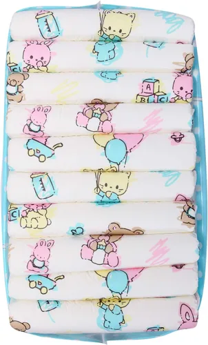 Vista 6 de Littleforbig Pañales impresos para adulto, 10 piezas, Baby Cuties (M 28"-38")