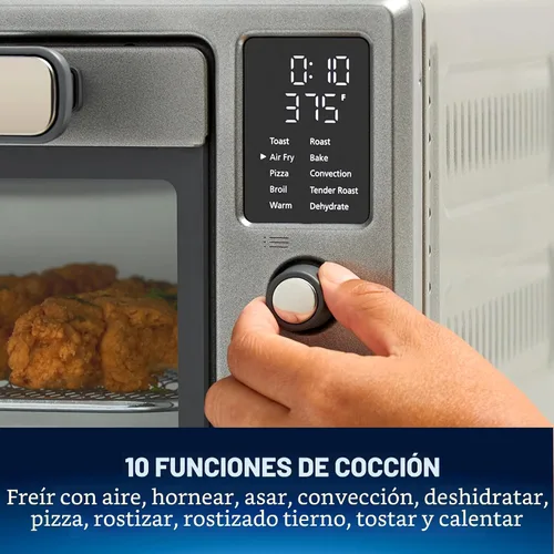 Vista 3 de Oster Freidora de aire de 10 funciones Horno tostador Horno Encimera