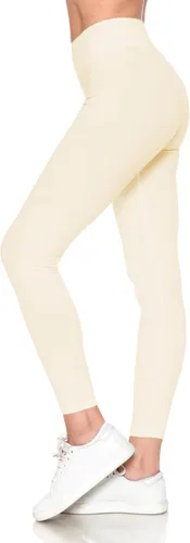 Vista 75 de Leggings Depot NCL27 pantalones capri para yoga de algodón premium suave Negro