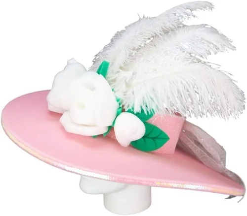 Vista 156 de Foam Party Hats: Feathers Princess Crown – Handmade Fancy Feather Crown for Weddings, Parties & Costumes