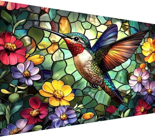 Vista 7 de croshom Kits de Arte de Diamantes Grandes para Adultos, Kits de Pintura de Arte de Diamantes de Paisaje Aurora Boreal para Adultos, 5D DIY Taladros