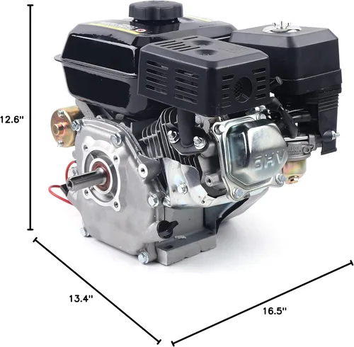 Vista 8 de 7.5HP Motor de Go Kart 212cc Motor de Gasolina de 4 Tiempos con Arranque Eléctrico Motor Horizontal OHV de Gasolina con Enfriamiento por Aire Motor
