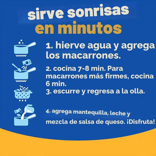 Vista 7 de Cena Kraft para macarrones con queso, 4 cajas, sabor original, 7.25 onzas