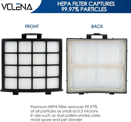 Vista 4 de AZ2002 - Filtros de vacío de repuesto para Shark Vertex DuoClean PowerFin Aspiradora vertical AZ2002, AZ2000W, AZ2000, parte XFFKAZ2000, XHFAZ2000