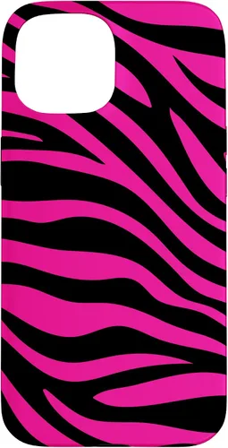 Vista 6 de Zebra Animal Print Pattern Black and Pink Cute Phone Case for iPhone 17
