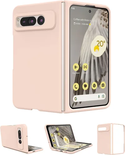 Vista 10 de Foluu Funda para Google Pixel Fold 2023, ultrafina y delgada de PC mate con agarre antideslizante, cubierta protectora completa de protección