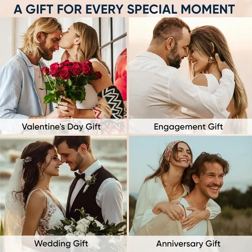 Vista 4 de MEALGUET Promesa del Dedo Meñique Pulseras Personalizadas de Acero Inoxidable con Cita de Amor para Parejas, Pulseras de Eslabones para Amante