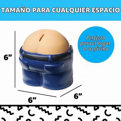 Vista 5 de BigMouth Inc. Fanny Bank hucha divertida que se tira pedos