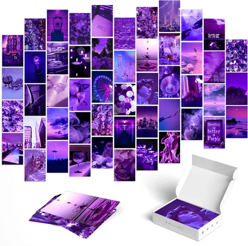 Vista 47 de Y2K BOO Kit de Collage de Pared Dark Academia - 50 Fotos Clásicas y Misteriosas de 4"x6" para Decoración de Dormitorio, Regalo para Chicas